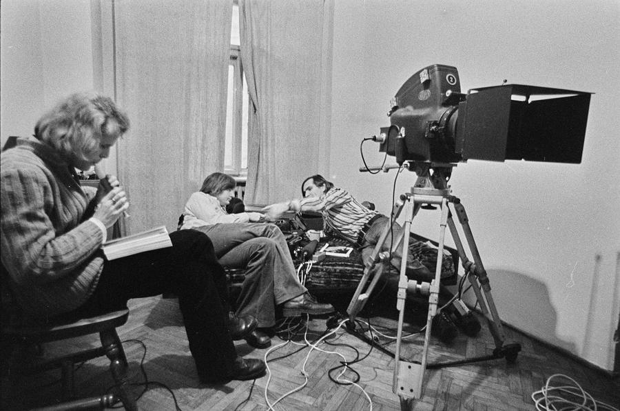 &bdquo;Żywa galeria&rdquo;, performance Krzysztofa Zarębskiego, ok. 1974