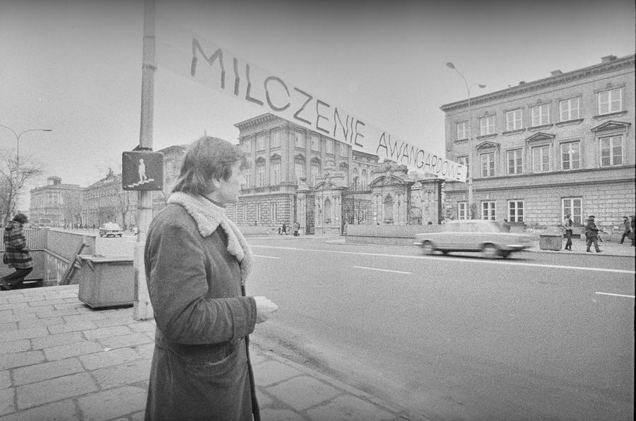 &bdquo;Żywa galeria&rdquo;, Andrzej Partum, Milczenie awangardowe, Warszawa, 1974 (ASP - UW)
