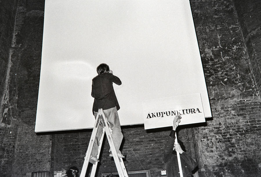 Andrzej Partum, &bdquo;Akupunktura&rdquo;, Galeria El, Elbląg, 1974