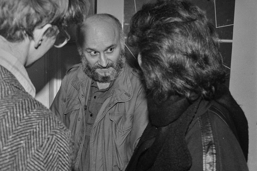 J&oacute;zef Robakowski, &bdquo;Gabinet kątów energetycznych&rdquo;, Galeria Wschodnia, Ł&oacute;dź, 1987