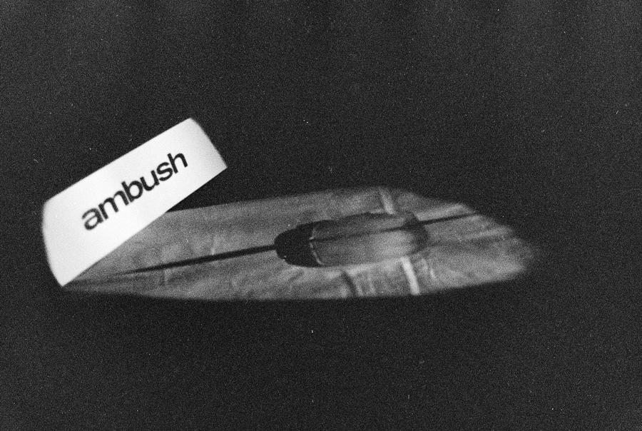 Krzysztof Zarębski, performance &bdquo;Ambush&rdquo;, Galeria Repassage, Warszawa, 1974