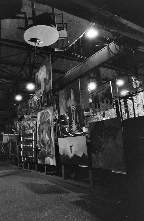 Wystawa &bdquo;Co słychać&rdquo;, dawna Fabryka Norblina, Warszawa, 1987