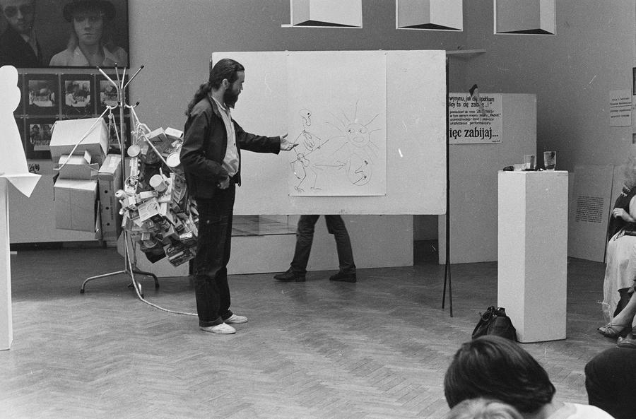Wystawa performance, sesja i odczyty &bdquo;ZAPISY&rdquo;, Galeria BWA, Lublin 1983