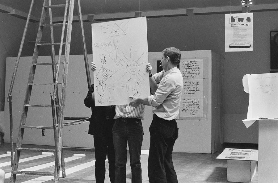 Wystawa performance, sesja i odczyty &bdquo;ZAPISY&rdquo;, Galeria BWA, Lublin 1983