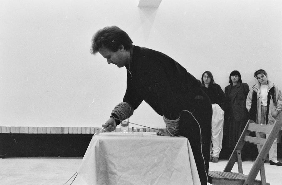 Międzynarodowe spotkanie artyst&oacute;w &bdquo;Videoperformance&rdquo;, Koszalin, 1990