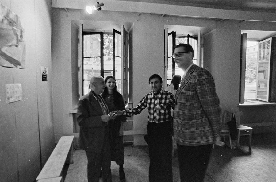 Miroslav Klivar w Galerii Repassage, 1975