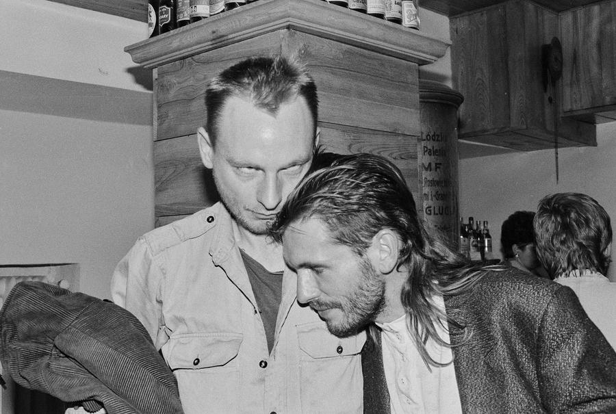 Wystawa &bdquo;Konstrukcja w procesie&rdquo; (otwarcie), Łódź, 1990