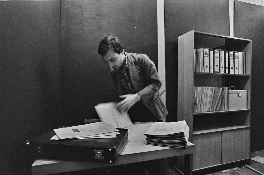 P. Bernacki, W. Bruszewski, J. Wojciechowski &bdquo;Koncepcje&rdquo;, Galeria Współczesna, 1975