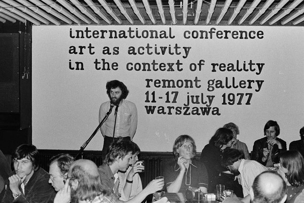 Galeria Remont, konferencja &bdquo;Art as Activity in the Context of Reality&rdquo;, 1977