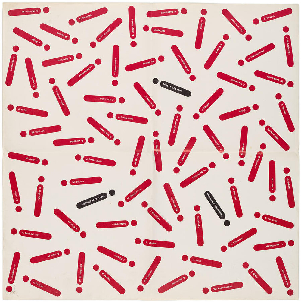 Plakat do wydarzenia &bdquo;Pielgrzymka artystyczna: Niech żyje sztuka&rdquo;