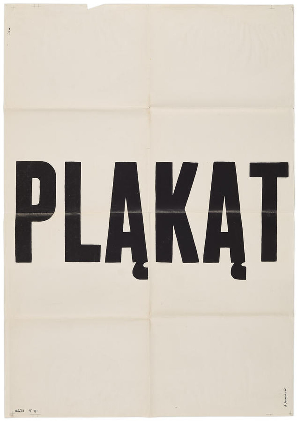 Poster "PLĄKĄT" 