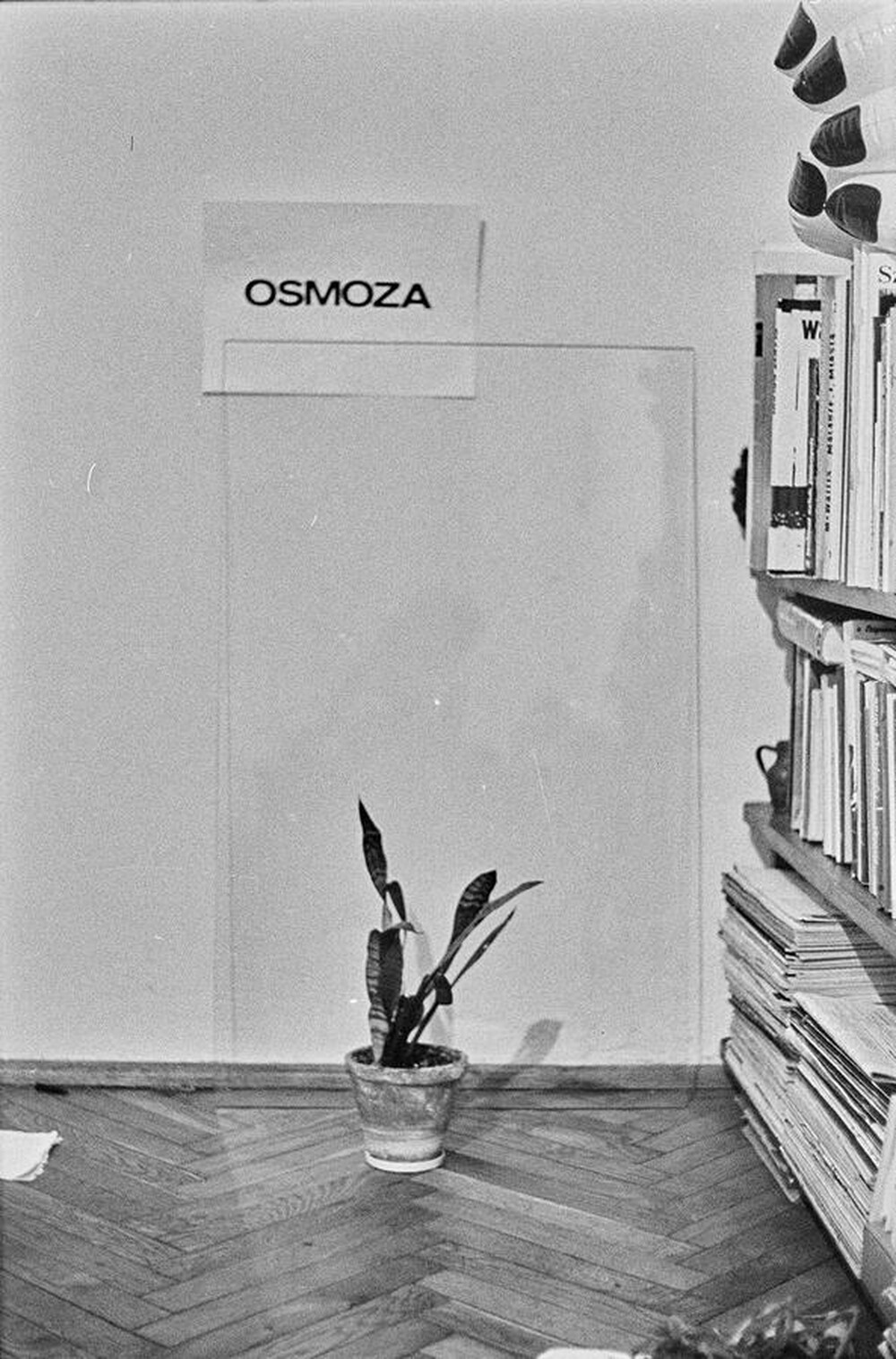 „Żywa galeria”, performance Krzysztofa Zarębskiego, ok. 1974