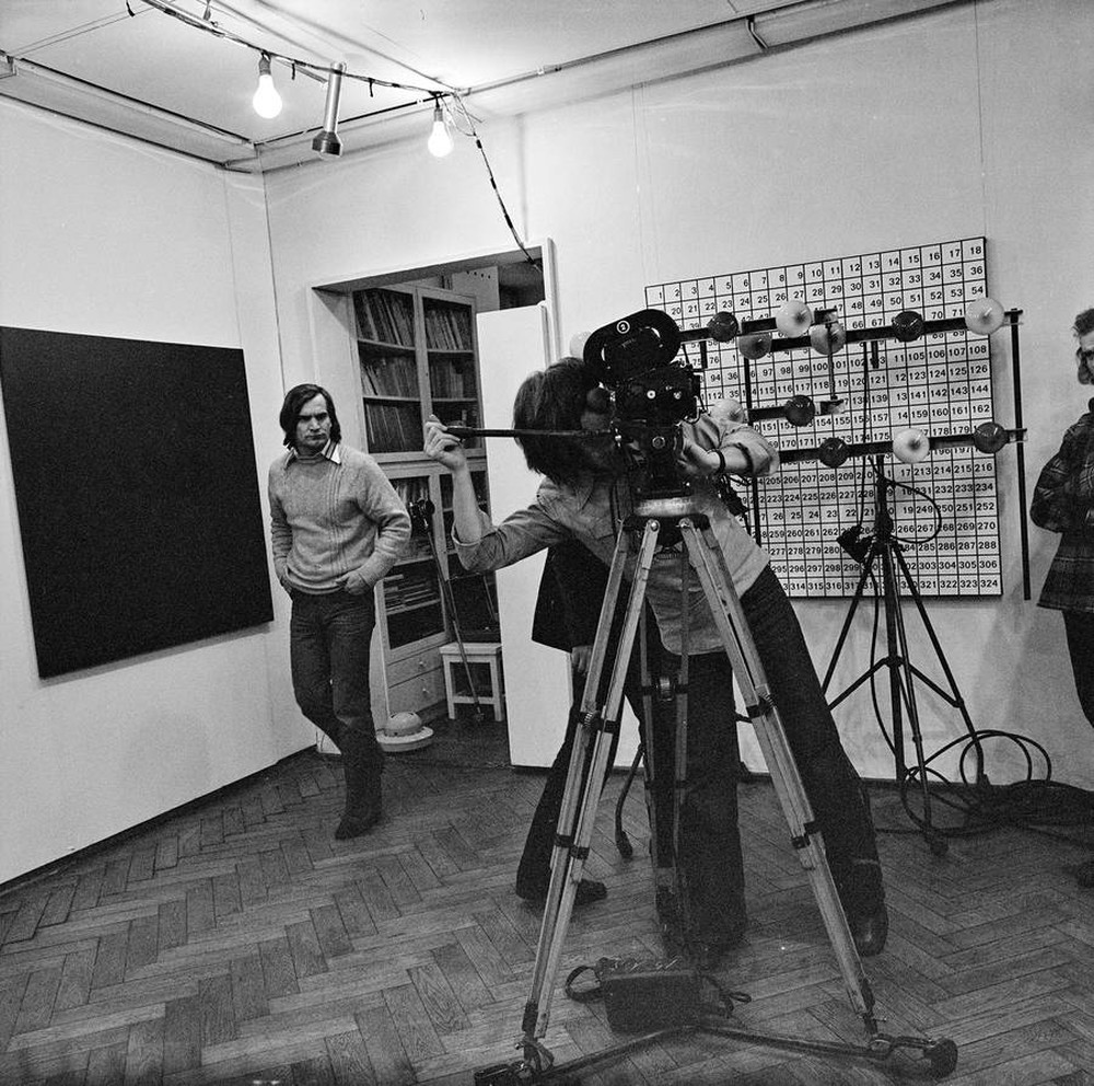 „Żywa galeria”, nagranie w Galerii Foksal, 1974