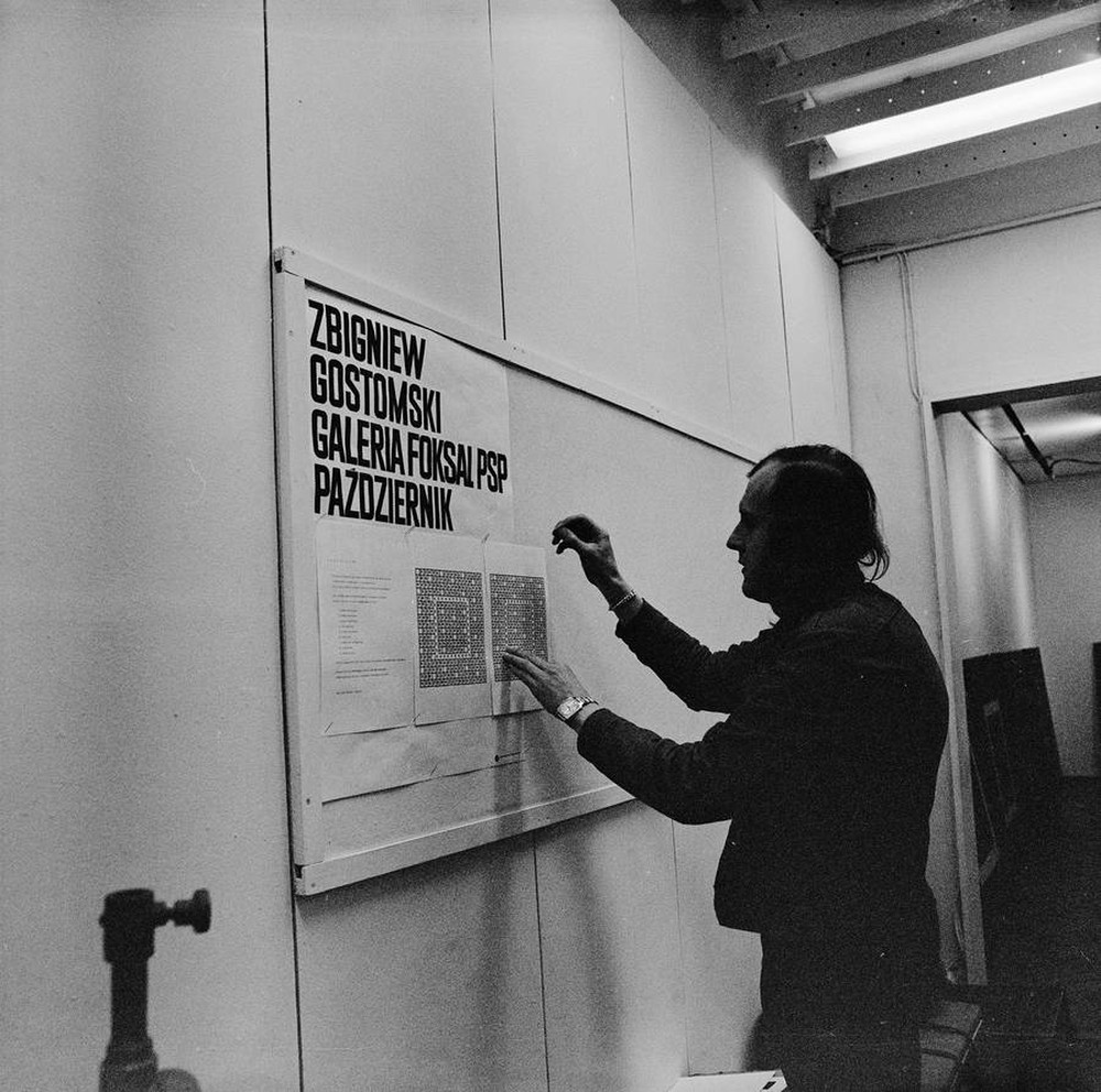 Live Gallery, recording at Foksal Gallery, 1974