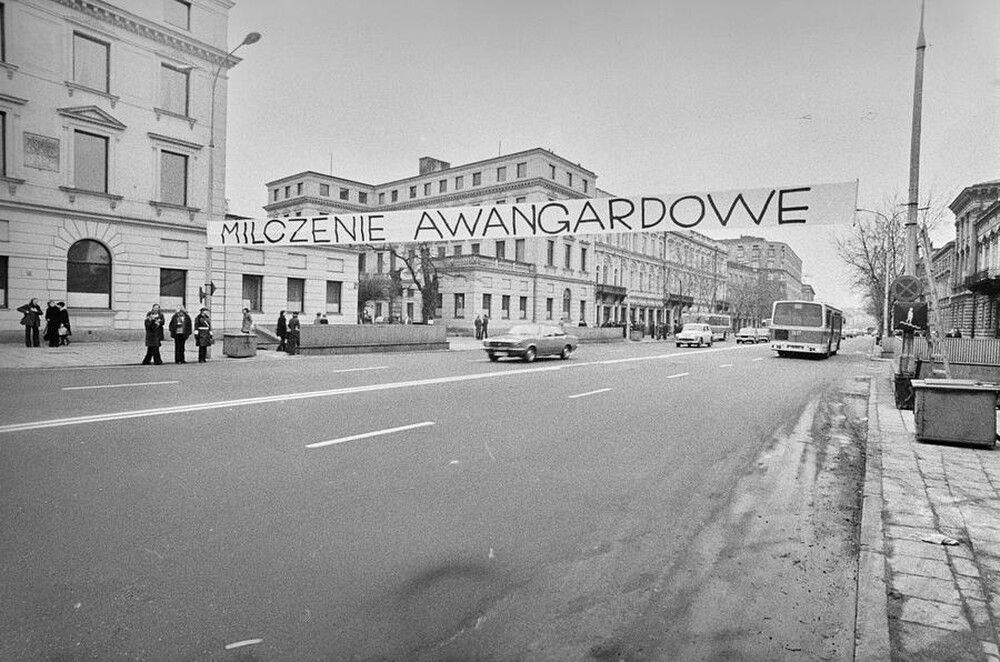 "Live Gallery", Andrzej Partum "Avantgarde Silence", Warsaw, 1974