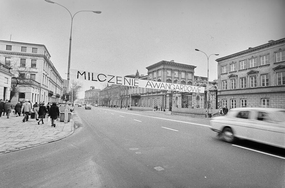 "Live Gallery", Andrzej Partum "Avantgarde Silence", Warsaw, 1974
