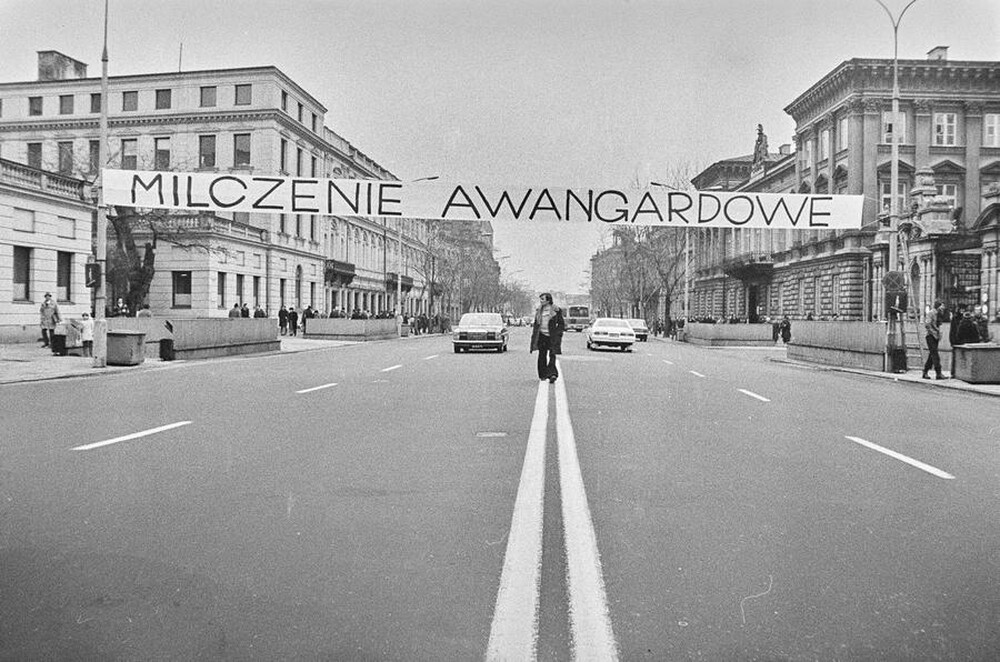 "Live Gallery", Andrzej Partum "Avantgarde Silence", Warsaw, 1974