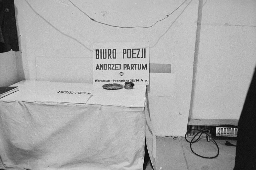 &bdquo;Żywa galeria&rdquo;, Andrzej Partum, Biuro Poezji, Warszawa, 1974