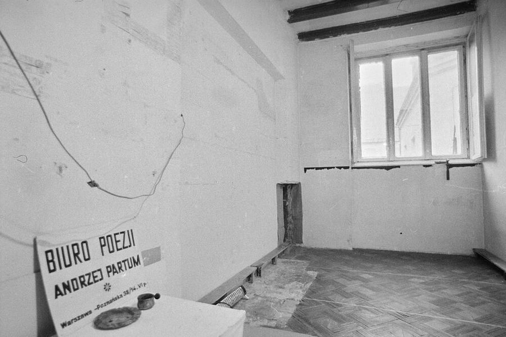 „Żywa galeria”, Andrzej Partum, Biuro Poezji, Warszawa, 1974