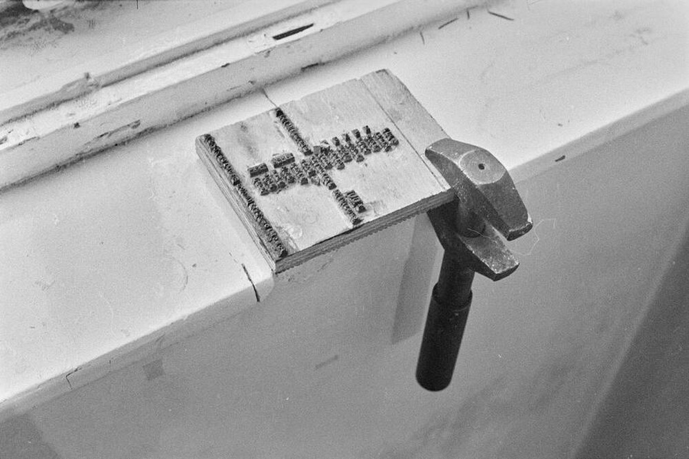 &bdquo;Żywa galeria&rdquo;, Andrzej Partum, Biuro Poezji, Warszawa, 1974