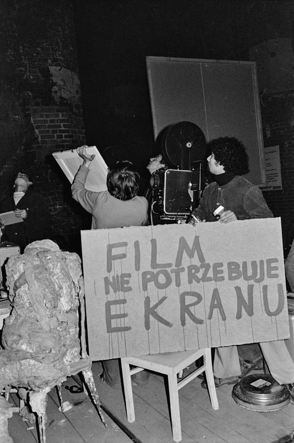 Andrzej Partum, „Film nie potrzebuje ekranu”, Galeria El, Elbląg, 1976