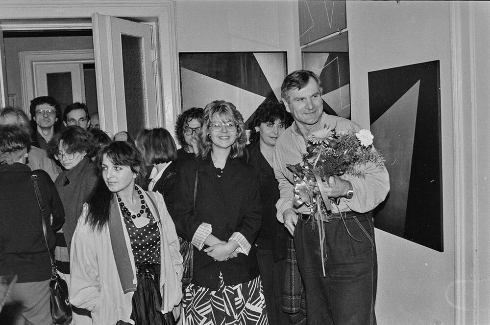 J&oacute;zef Robakowski, &bdquo;Gabinet kątów energetycznych&rdquo;, Galeria Wschodnia, Ł&oacute;dź, 1987