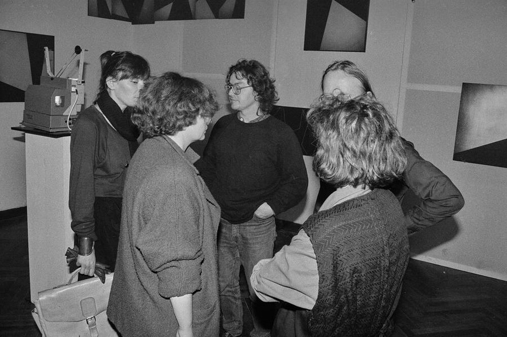 J&oacute;zef Robakowski, &bdquo;Gabinet kątów energetycznych&rdquo;, Galeria Wschodnia, Ł&oacute;dź, 1987