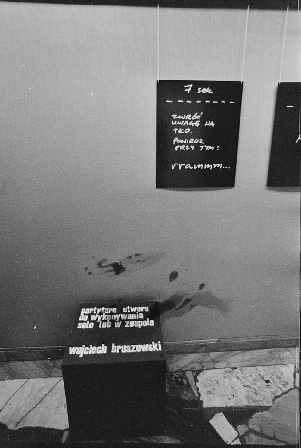 Piotr Bernacki, Wojciech Bruszewski, Jan Wojciechowski, &bdquo;Koncepcje&rdquo;, Galeria Wsp&oacute;łczesna, 1975