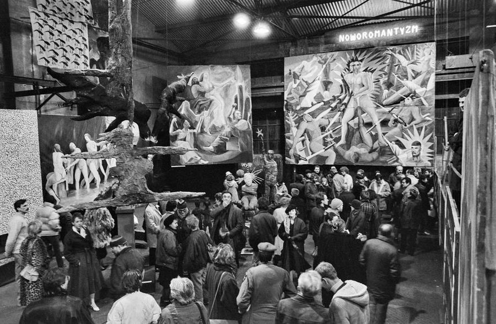 Wystawa &bdquo;Co słychać&rdquo;, dawna Fabryka Norblina, Warszawa, 1987