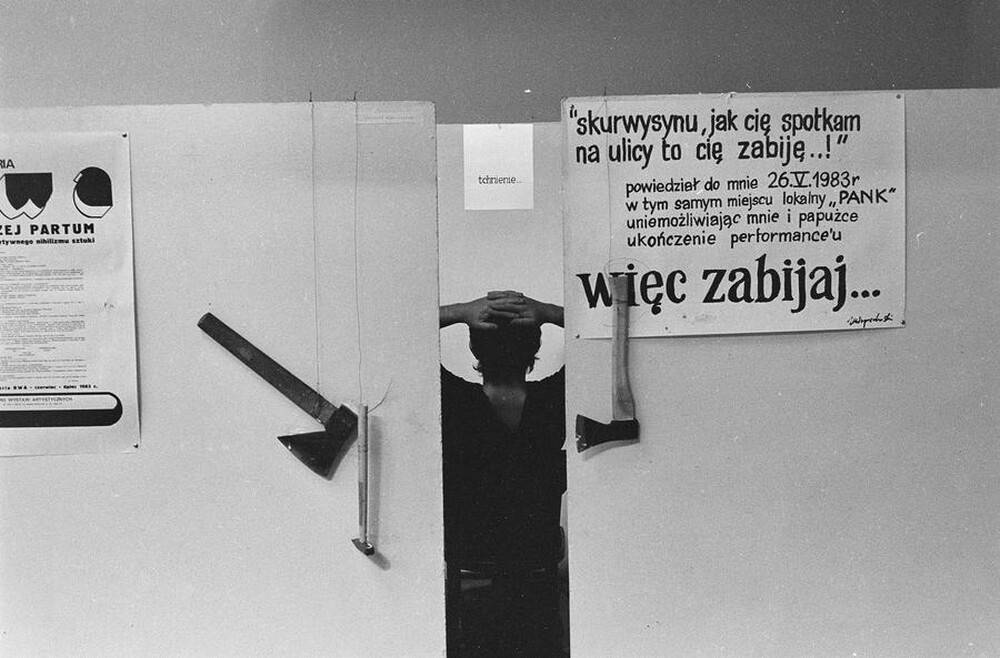 Wystawa performance, sesja i odczyty „ZAPISY”, Galeria BWA, Lublin 1983
