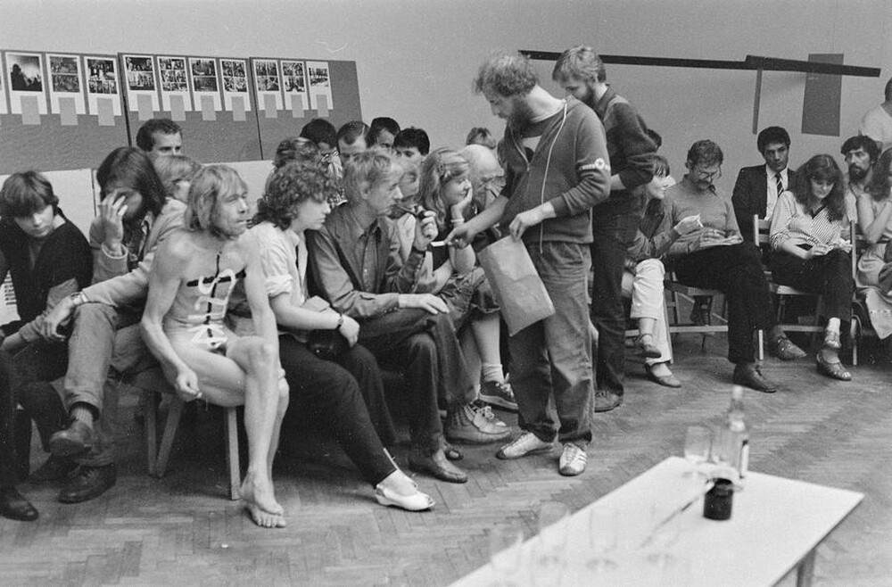Performance exhibition, session and readings "RECORDS", BWA Gallery, Lublin, 1983