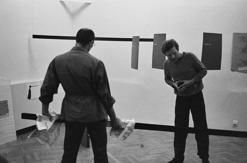 Wystawa performance, sesja i odczyty &bdquo;ZAPISY&rdquo;, Galeria BWA, Lublin 1983