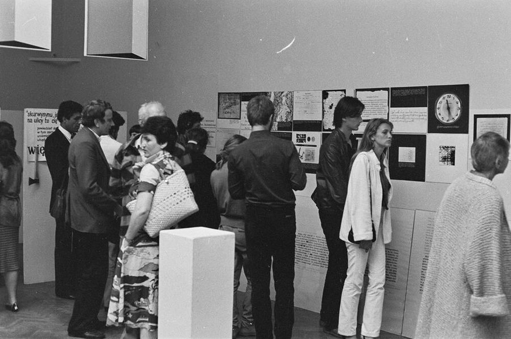 Wystawa performance, sesja i odczyty &bdquo;ZAPISY&rdquo;, Galeria BWA, Lublin 1983