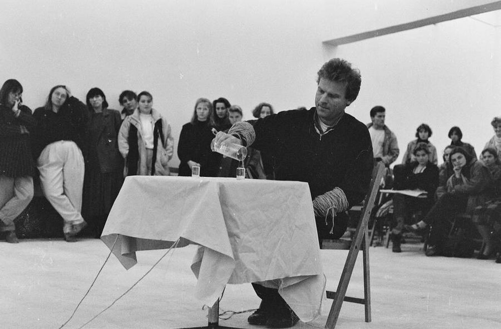"Videoperfomance" international artists meeting, Koszalin, 1990