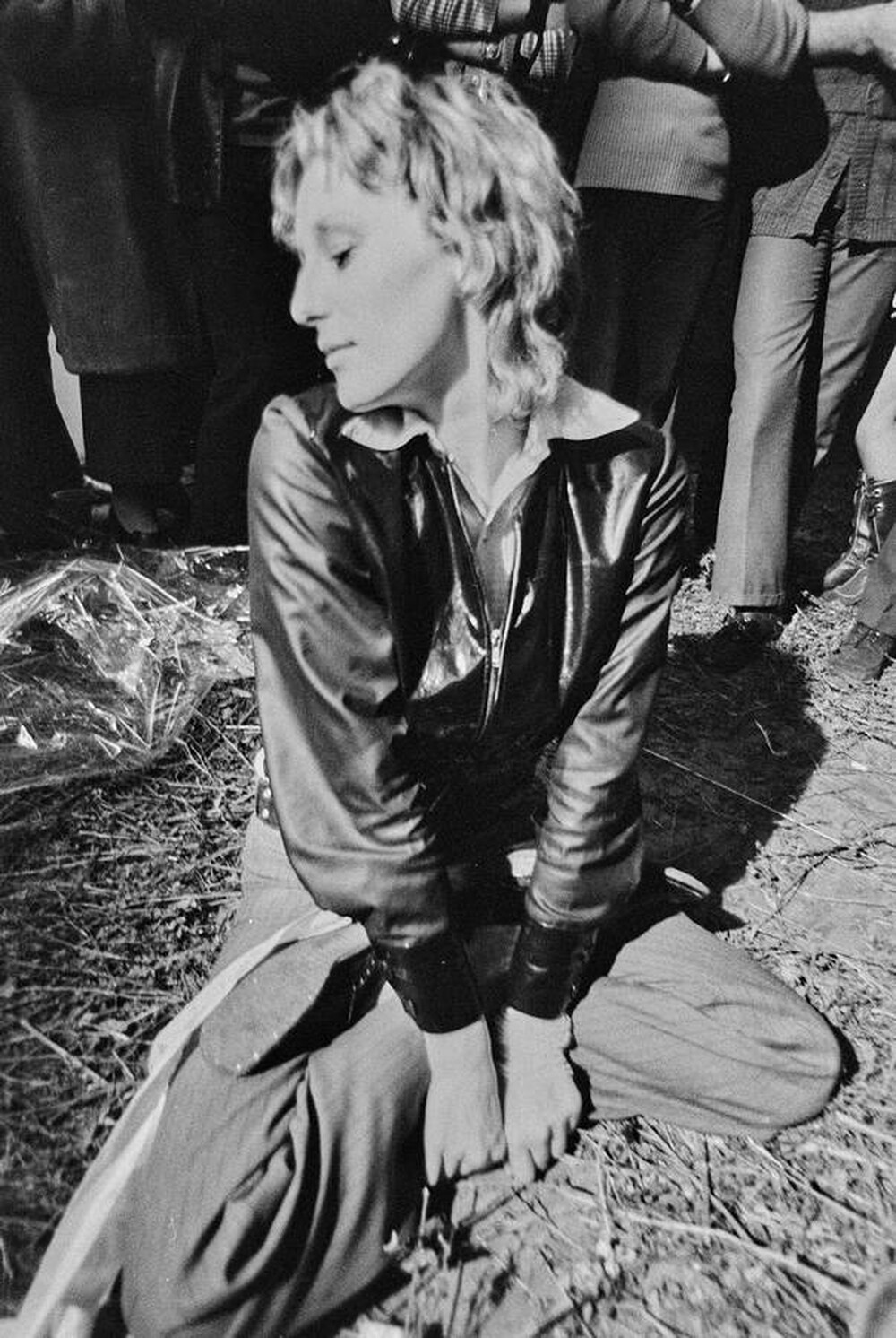 Krzysztof Zarębski, performans &bdquo;Kwiaty&rdquo;, Liga Kobiet, Warszawa, 1971