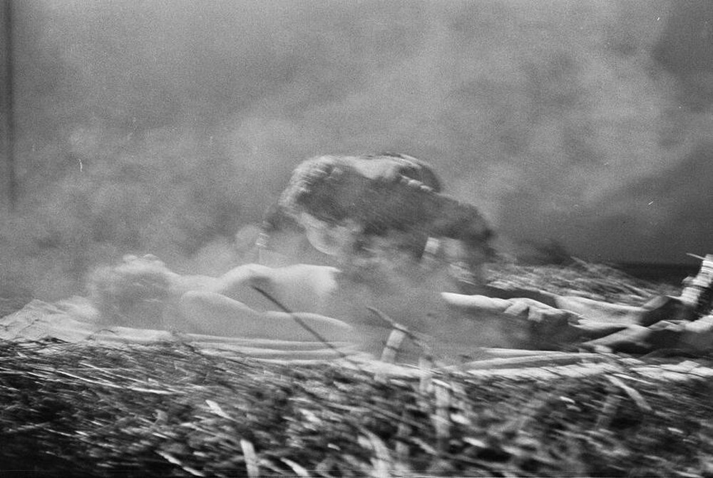 Krzysztof Zarębski, performans &bdquo;Kwiaty&rdquo;, Liga Kobiet, Warszawa, 1971