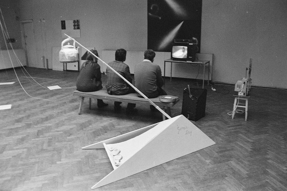 Exhibition, performances, projections, presentations, session "Records 2", BWA Gallery, Lublin, 1986