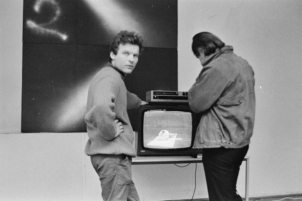 Exhibition, performances, projections, presentations, session "Records 2", BWA Gallery, Lublin, 1986