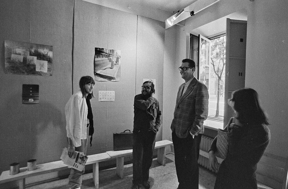 Miroslav Klivar w Galerii Repassage, 1975