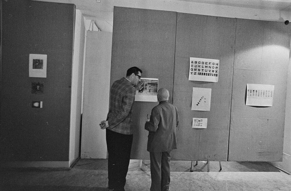 Miroslav Klivar w Galerii Repassage, 1975