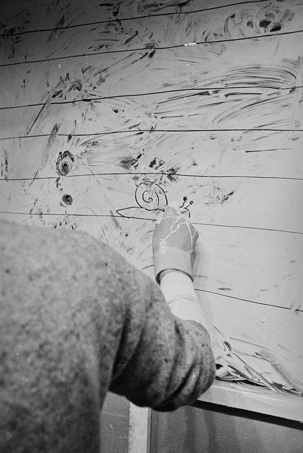 Krzysztof Zarębski, performance, Sigma Gallery, Warsaw, 1973