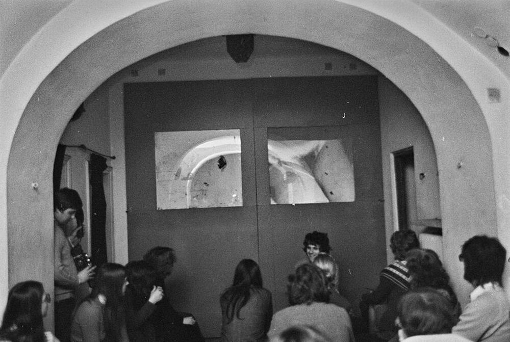 Krzysztof Zarębski, performance, Sigma Gallery, Warsaw, 1973