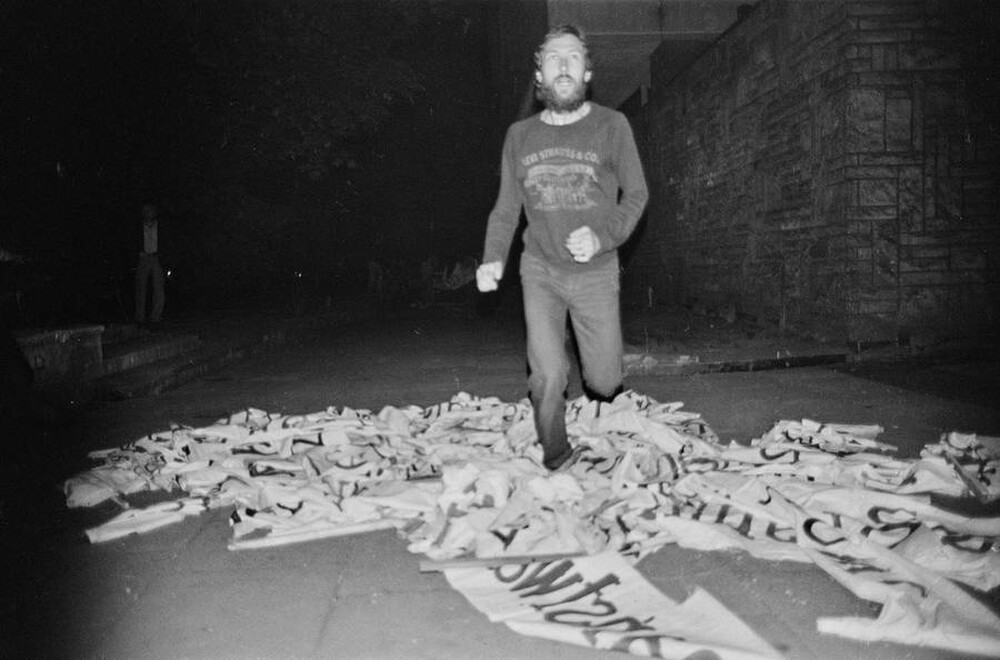 "Fact Art" exhibition and event, BWA Gallery, Bydgoszcz, 1981