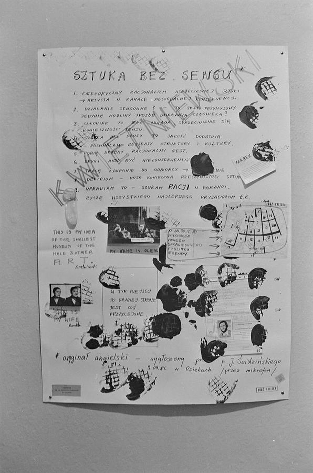 Wystawa &bdquo;Konstrukcja w procesie&rdquo;, Łódź, 1981