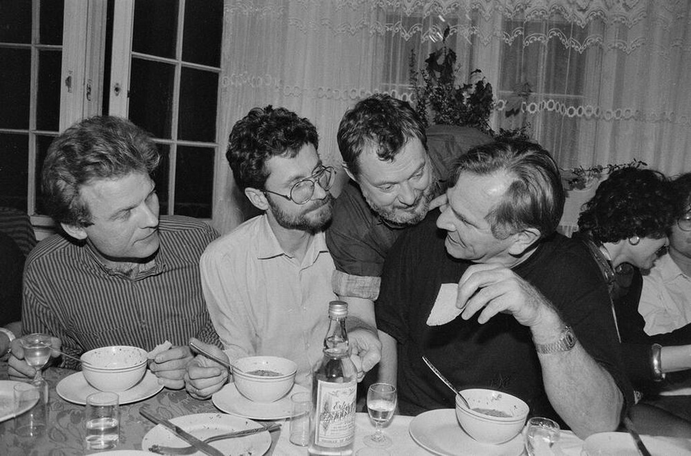 Wystawa &bdquo;Konstrukcja w procesie&rdquo; (otwarcie), Łódź, 1990