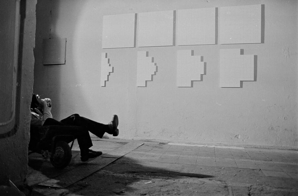 "Construction in Process" exhibition, Ł&oacute;dź, 1981