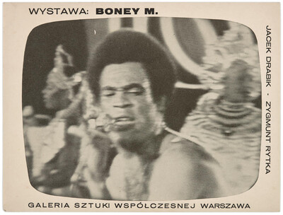 Informacja o wystawie Zygmunta Rytki i Jacka Drabika  &bdquo;Boney M&rdquo;