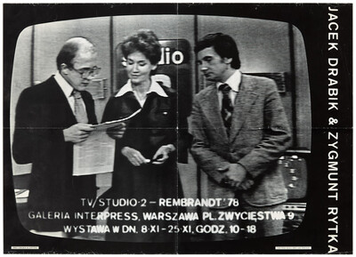 Informacja o wystawie Jacka Drabika i Zygmunta Rytki &bdquo;Studio 2&rdquo;