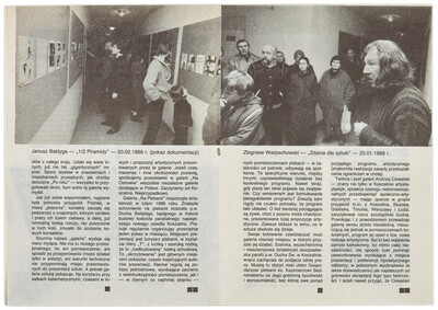 Broszura informacyjna Galerii Na Plebanii