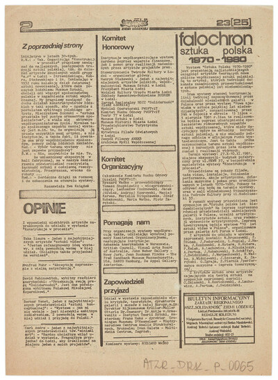 Publikacja NSZZ Solidarność Ziemi Ł&oacute;dzkiej Konstrukcja w procesie